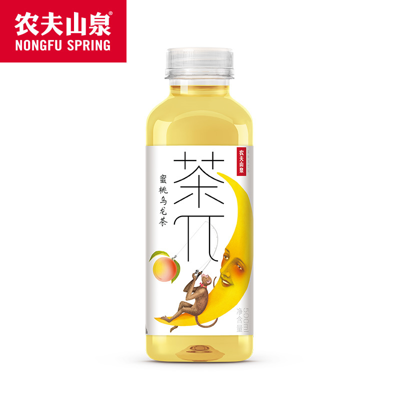 农夫山泉 茶π饮料 蜜桃乌龙味 500ml