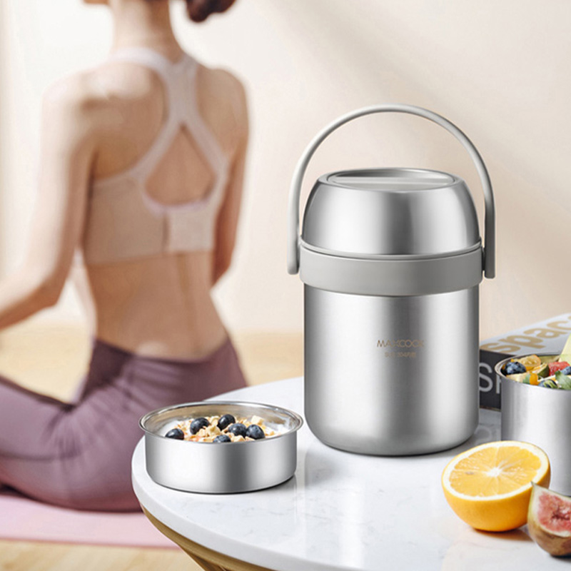 MAXCOOK美厨保温提锅1.5L便携提手大容量MCTG0164高清大图