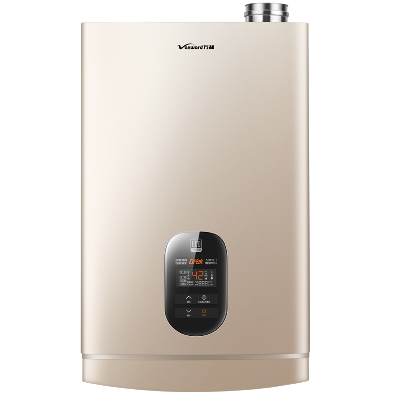 万和(vanward)燃气热水器零冷水家用恒温16升增压一级能效冷凝天然气
