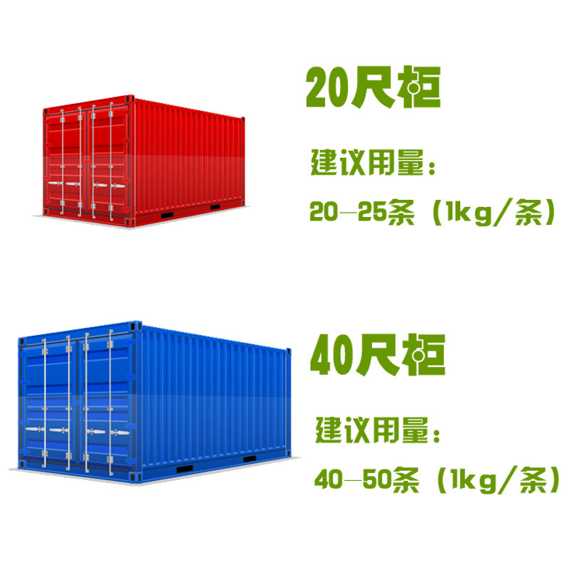 环潮威1000克g五连包挂钩集装箱专用海洋防干燥剂