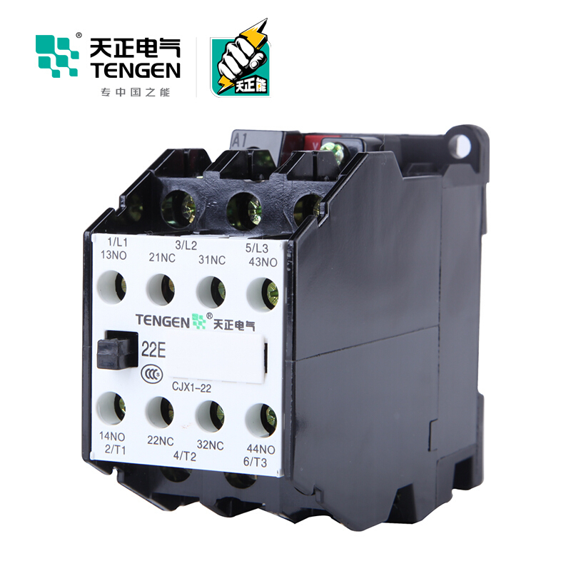 天正电气 CJX1 3NO 22A 交流50Hz 3P 02010060040 交流接触器