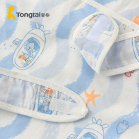 童泰(TONGTAI)夏季婴儿配饰床品抱被0-9个月男女宝宝纯棉纱布抱被