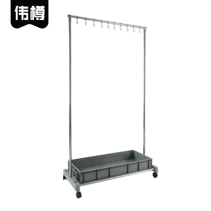 伟樽拖把架10钩100*46*176cm个高清大图