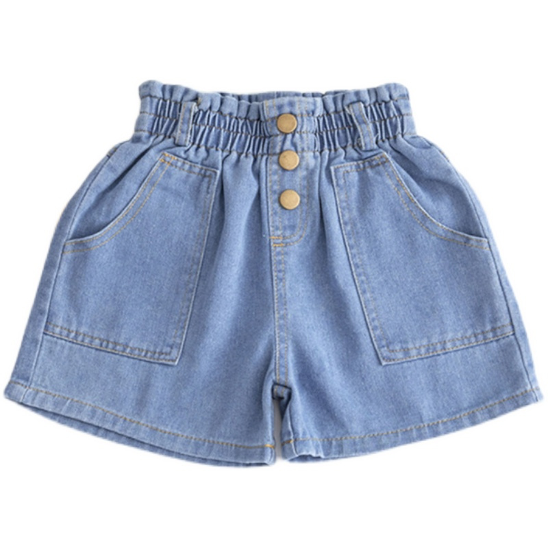 女童牛仔短裤夏季5儿童6洋气7童装8中大童9韩版10岁薄款4女孩裤子
