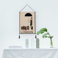 美帮汇简约 人物生活系列挂画挂毯壁挂 客厅走廊房间装饰画