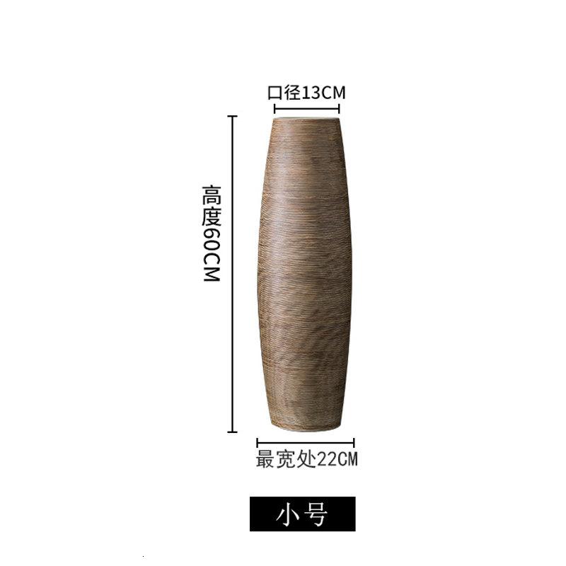 景德镇欧式陶瓷落地花瓶大号客厅家居现代简约装饰摆件干插花套装 三维工匠 60CM单瓶