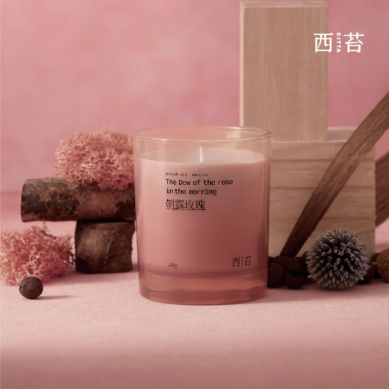 CITTA西苔 居家日用清新自然香薰 金山玫瑰系列·香薰蜡烛CDL449 朝露玫瑰高清大图