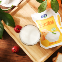君乐宝涨芝士啦酸奶清新风味酸乳180g*12袋