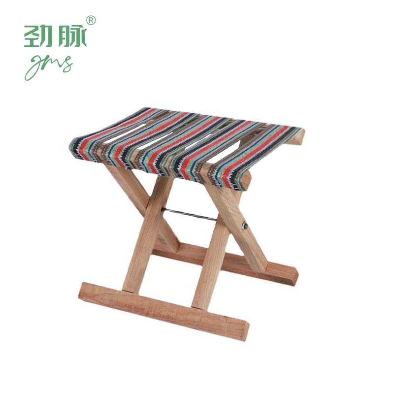 劲脉 折叠槐木马扎 23.5*27.5*26CM 把高清大图