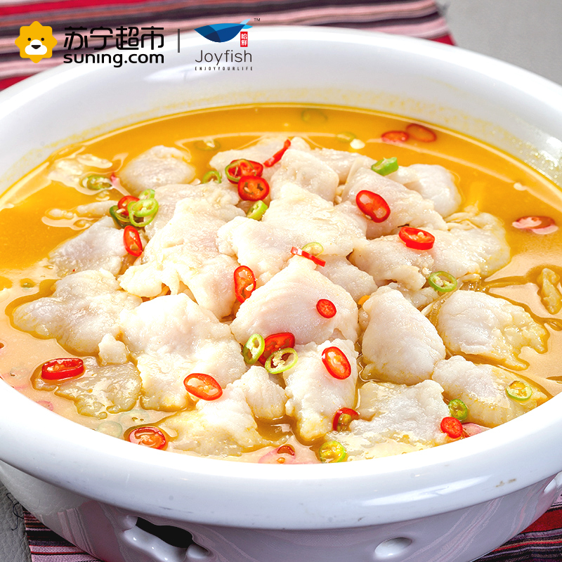 哈鲜(joyfish) 冷冻黄酸汤巴沙鱼半成品方便菜 400g 袋装