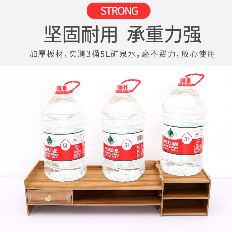 美帮汇台式电脑显示器增高架子屏幕底座办公室桌面收纳盒支架托架置物架高清大图