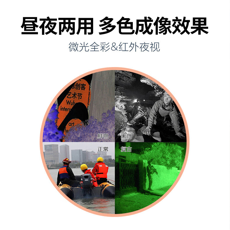 Lcantu徕佳图DW-1920+ 智能数码高清夜视仪红外望远镜电动调焦版迷彩色高清大图