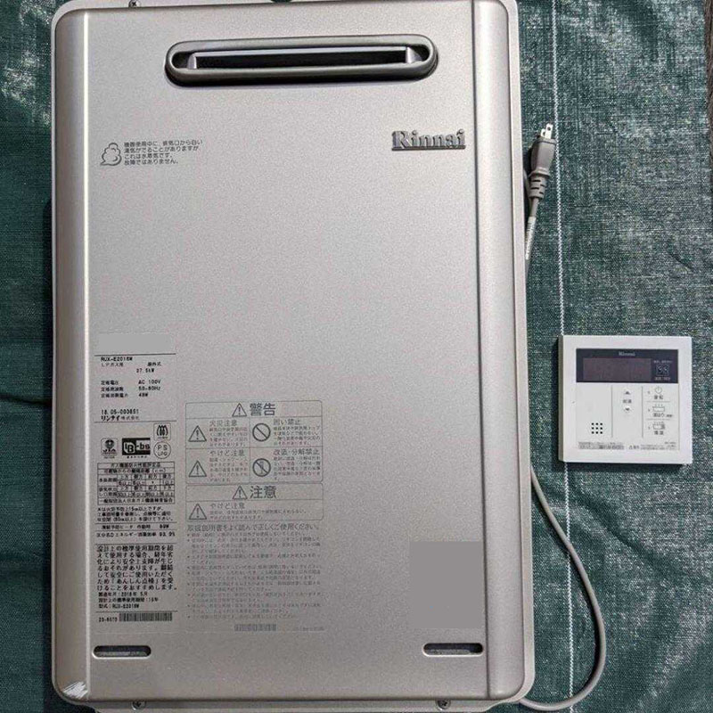 日本原装进口林内Rinnai天燃气热水器室外机20L水量伺服智能恒温RUX-A2016W-E电压100v送变压器高清大图