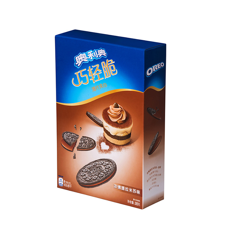 奥利奥(OREO) 夹心饼干 零食 巧轻脆薄片浓情提拉米苏味285g