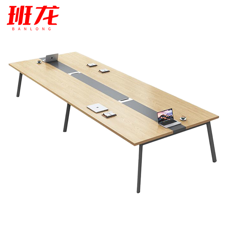 班龙会议桌2.8*1.2*0.75米张高清大图