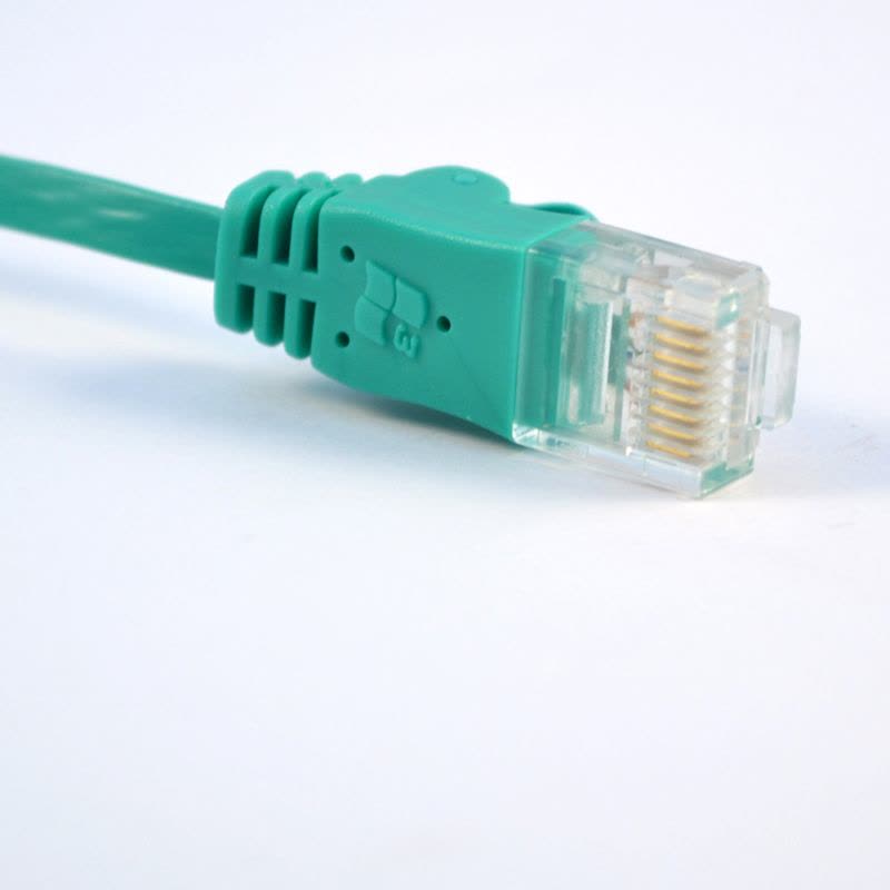 酷比客(L-CUBIC) LCLN5ESBGR-2M 2M 超五类纯铜扁平网线 2.00 米/根 (计价单位:根) 绿色图片