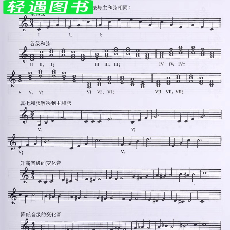 [正版]单声部视唱基础教程 节奏训练+视唱教程 上海音乐 谭惠玲编高清大图