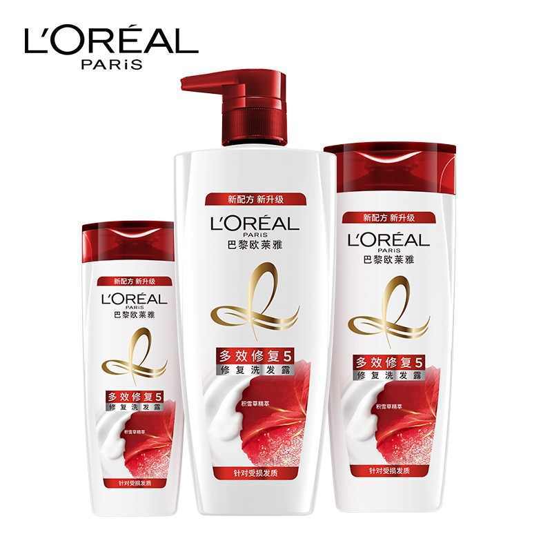 欧莱雅(L’OREAL)多效修护洗发露400ml(适合受损发质人群)