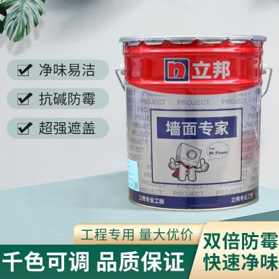 立邦时时丽乳胶漆墙面漆 立邦外墙弹性乳胶漆 白色17L