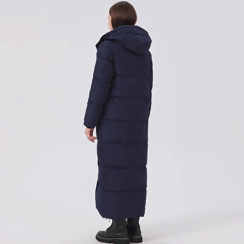 [疆不凡]护士羽绒服工作服长款冬季保暖服医院护工加厚款图片