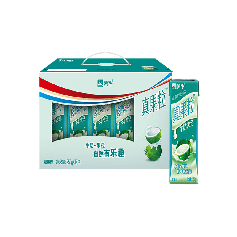 蒙牛 真果粒牛奶饮品(椰果)250ml*12盒