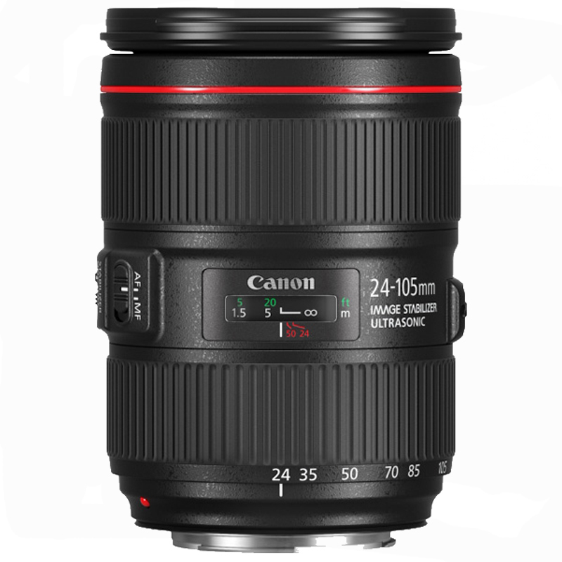 佳能(Canon) EF 24-105mm f/4L II 拆机版+600EX闪光灯佳能卡口 77mm口径 红圈广角镜头