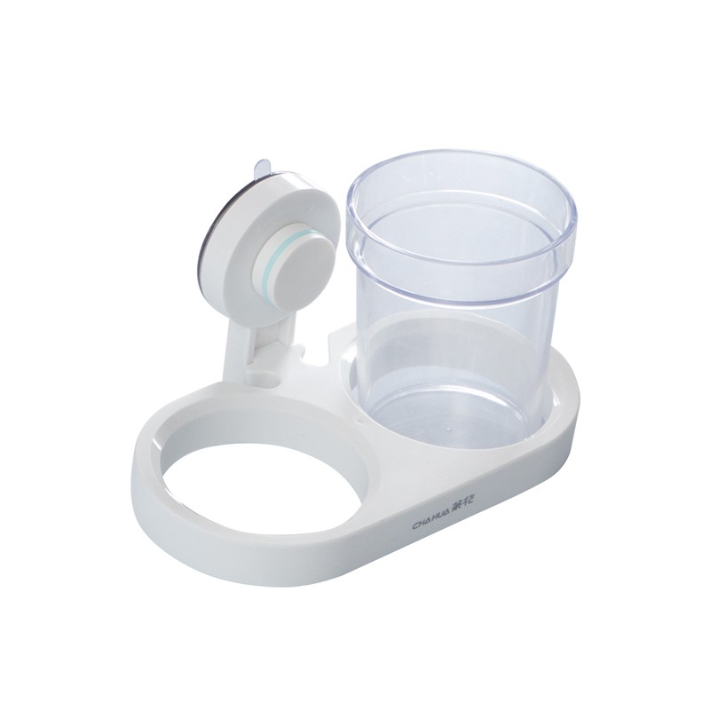 茶花255006卡乐免打孔吸壁吹风机架