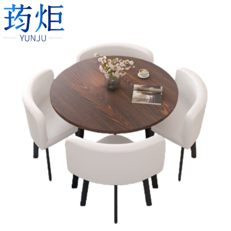 荺炬一桌4椅 90cm套