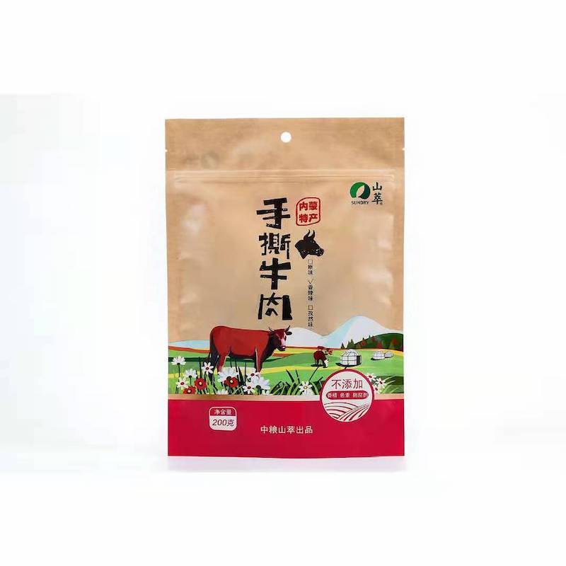 中粮山萃手撕牛肉干200g/袋(香辣味)
