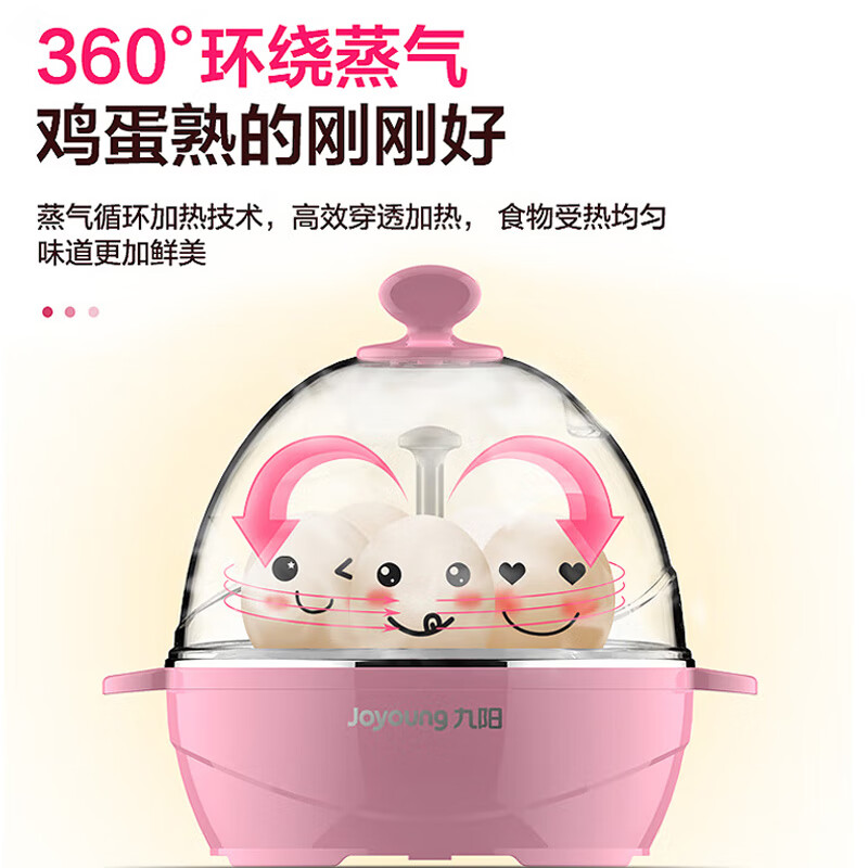 九阳 ZD-5W05 煮蛋器 多功能智能早餐蒸蛋器 自动断电5个蛋量高清大图