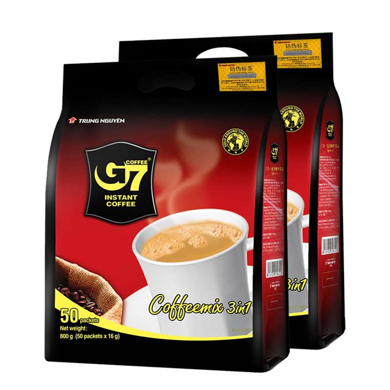 越南进口中原G7 coffee国际版原味三合一速溶咖啡粉800g*2袋装