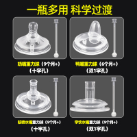 2个装重力球吸管鸭嘴(适合6个月以上)适配飞利浦新安怡奶瓶配件