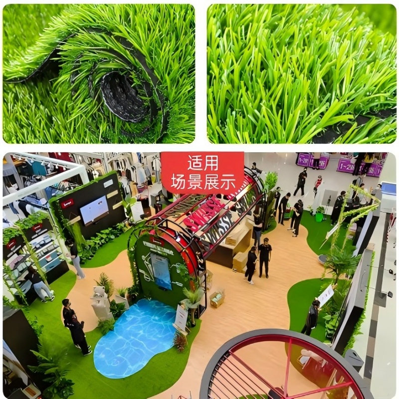 有优贝贝(YUYUBABY)人造草坪人工绿色户外学校幼儿园装饰假草围挡(30mm高 16针 加密加厚升级款)高清大图