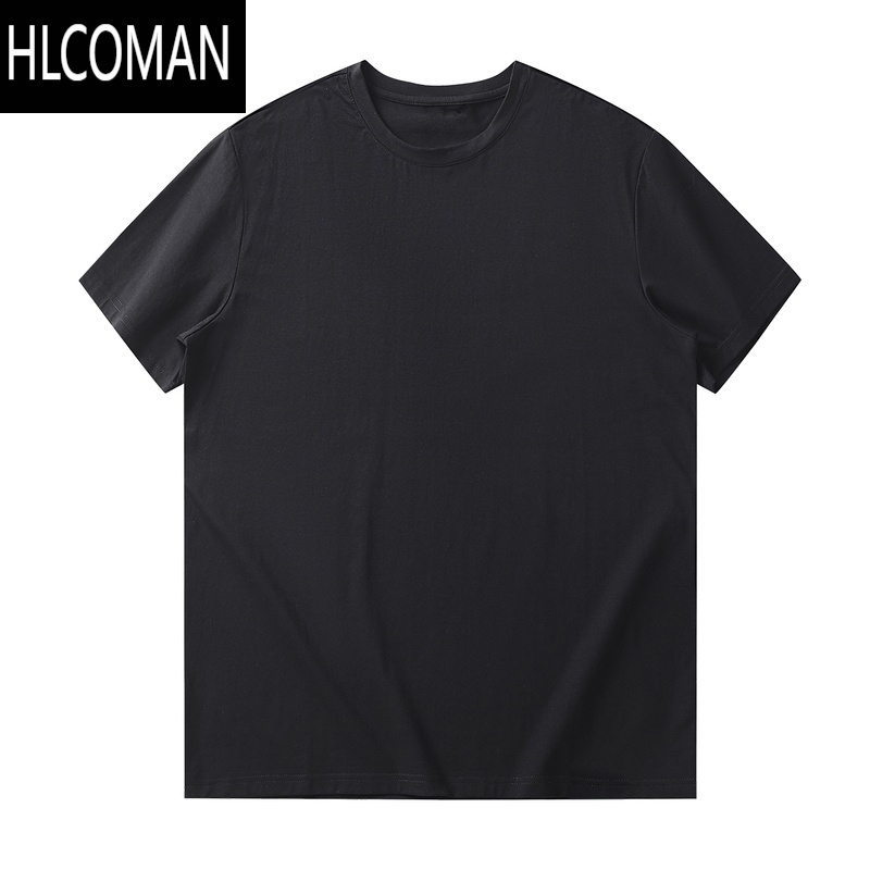 HLCOMANNNID短袖T恤情侣多克重精梳宽松打底国潮欧美风短袖T恤男