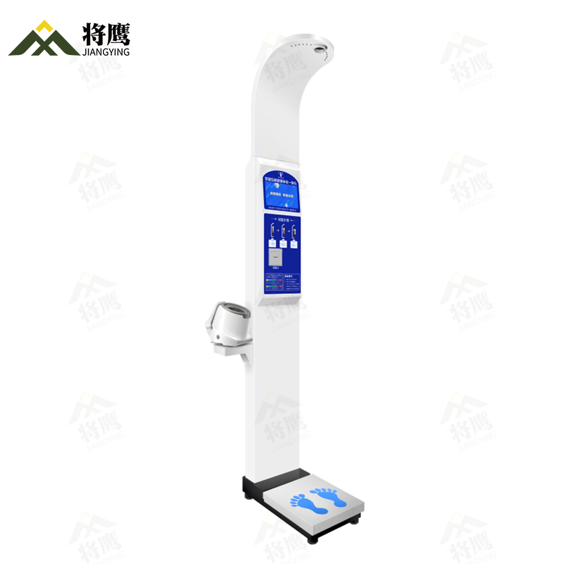 将鹰 超声波身高体重体检秤测量仪身高体重一体机血压款JY-044S-50BXY高清大图