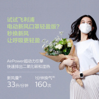 飞利浦(Philips)KN95口罩 秋冬防护防晒防尘防花粉轻盈佩戴 可安装新风模组FY0085/05摩登艺术3个装