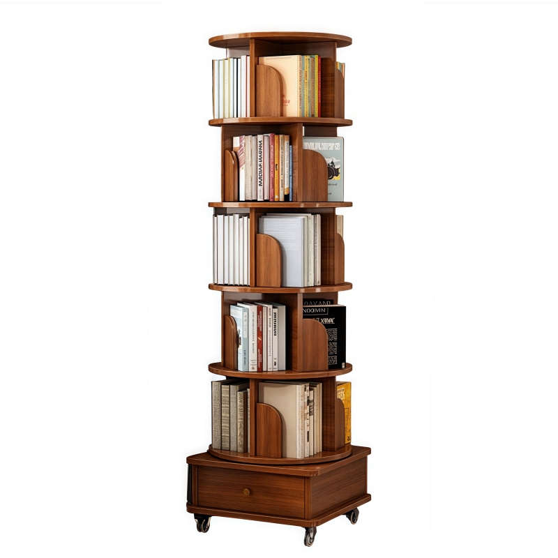乐琪艺 旋转书架46*46*173cm个高清大图