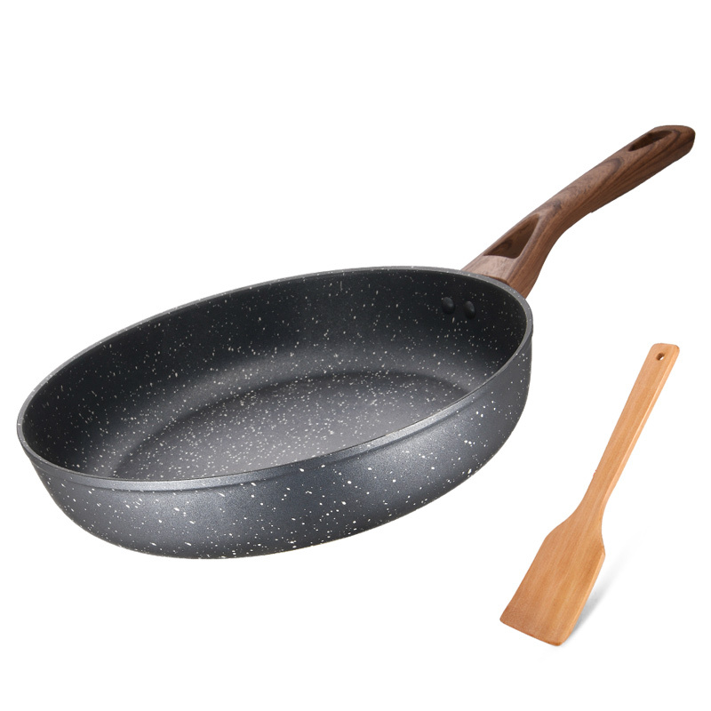 爱仕达(ASD)煎锅 26CM麦饭石色晶石新不粘煎锅 电磁炉通用JL26S7WT