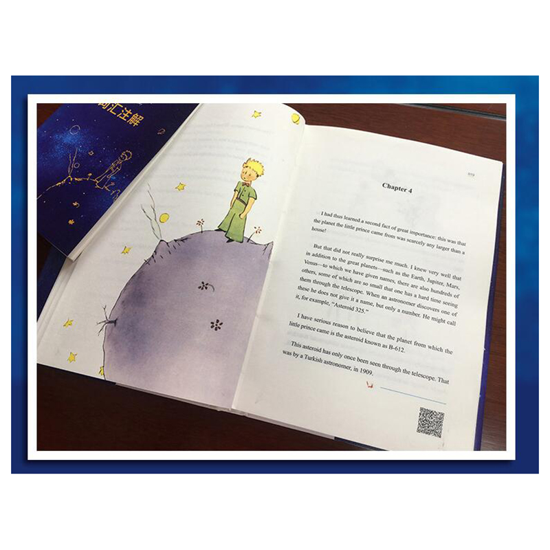 [醉染正版]赠注解手册小王子英文原版The Little Prince精装圣埃克苏佩里著配音彩色无删减全外国文学小说世界高清大图