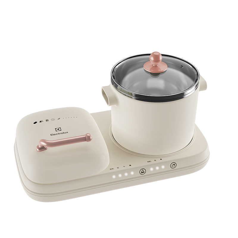 伊莱克斯(Electrolux)EGFS5130三明治早餐机多士炉面包机电饼铛电热锅电火锅电蒸锅多功能煎饼锅早餐机高清大图