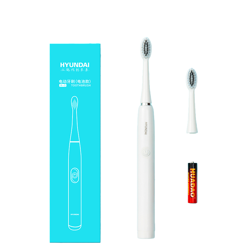 HYUNDAI电动牙刷 (配3个刷头)-电池款X-3