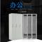 豫亿腾钢制加厚员工铁皮更衣柜储物寄存包鞋柜泳池车间职工宿舍浴室换衣柜多门带锁柜灰白色可定制三门更衣柜