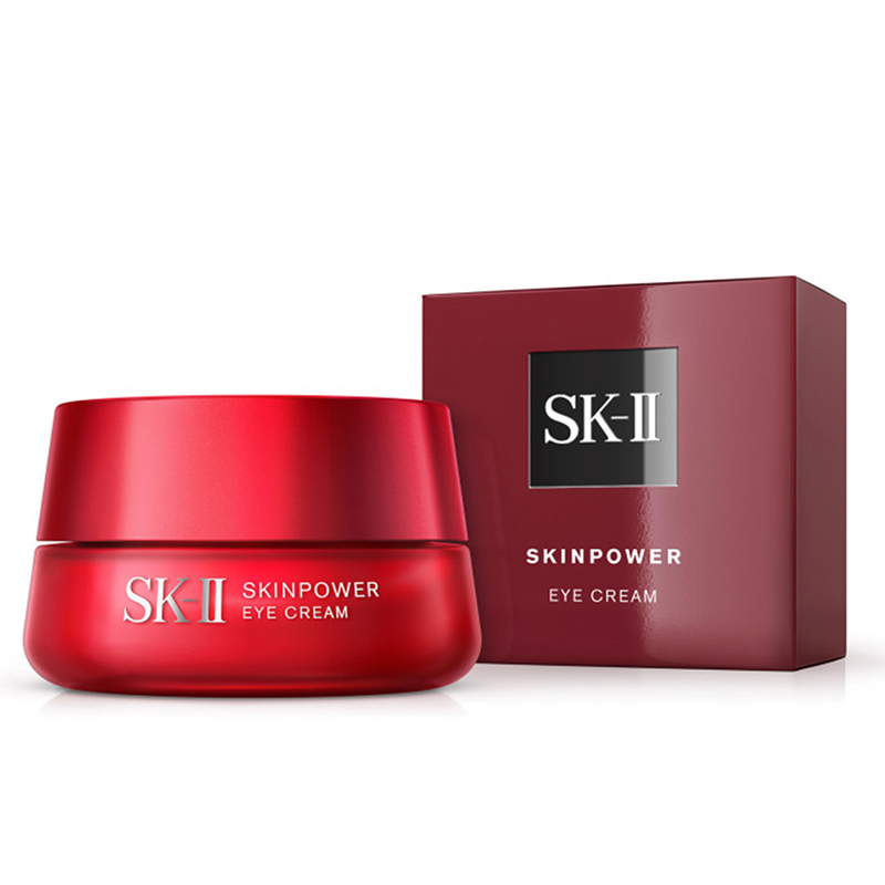 SK-II SK2 SKII微肌因修护焕采眼霜/大眼眼霜 15g 大红瓶眼霜 日本原装进口美之匙 新旧版本随机发