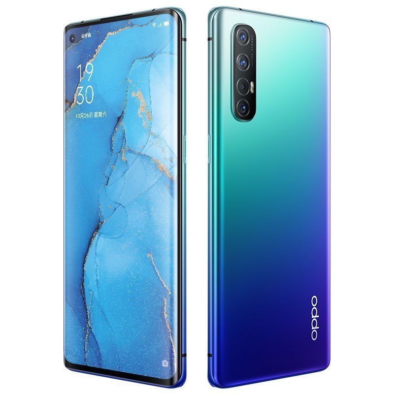 OPPO Reno3 Pro 蓝色星夜 8GB+128GB 一体化双模5G 7.7mm轻薄机身 视频双防抖 90HZ高感曲面屏 全网通全面屏拍照游戏智能手机