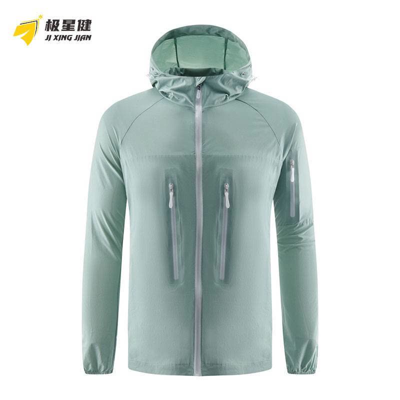 极星健 防晒衣 防晒服 防紫外线拉链防水运动外套轻量化皮肤衣 SV2410 件图片
