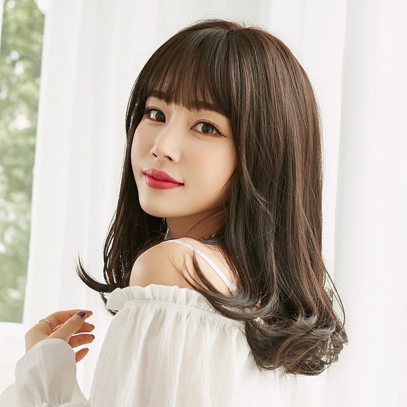 假发女自然逼真内扣蓬松卷发大波浪化纤假发头套