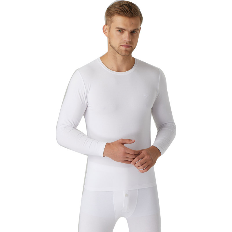 男士秋衣秋裤套装纯棉青年男弹力棉毛衫线衣线裤薄款保暖内衣保暖裤