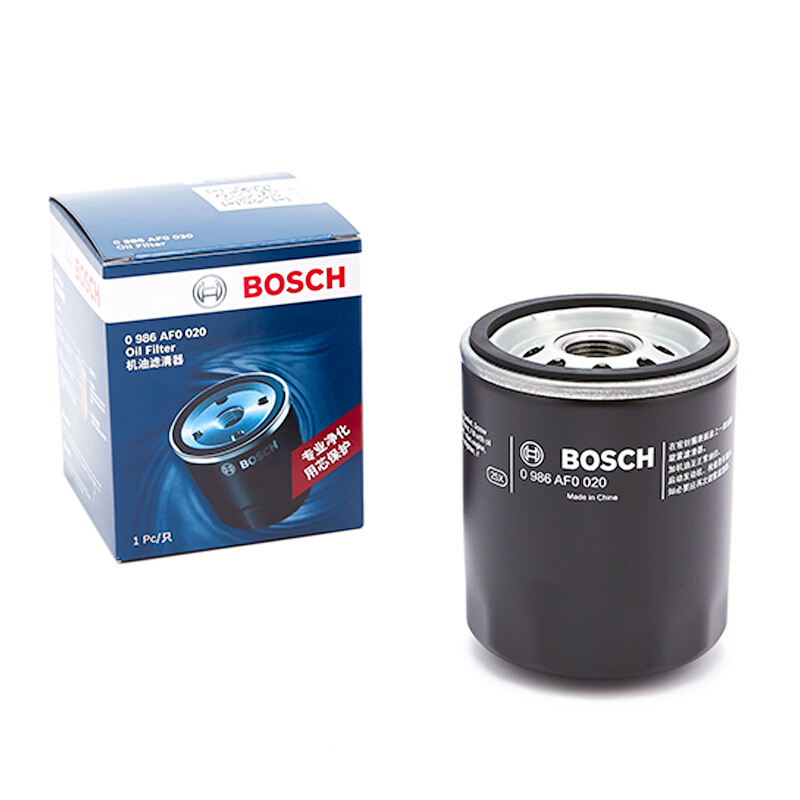 博世(BOSCH)机油滤清器/机滤/机油滤芯0986AF0020(福特福克斯/蒙迪欧/致胜/马自达6)