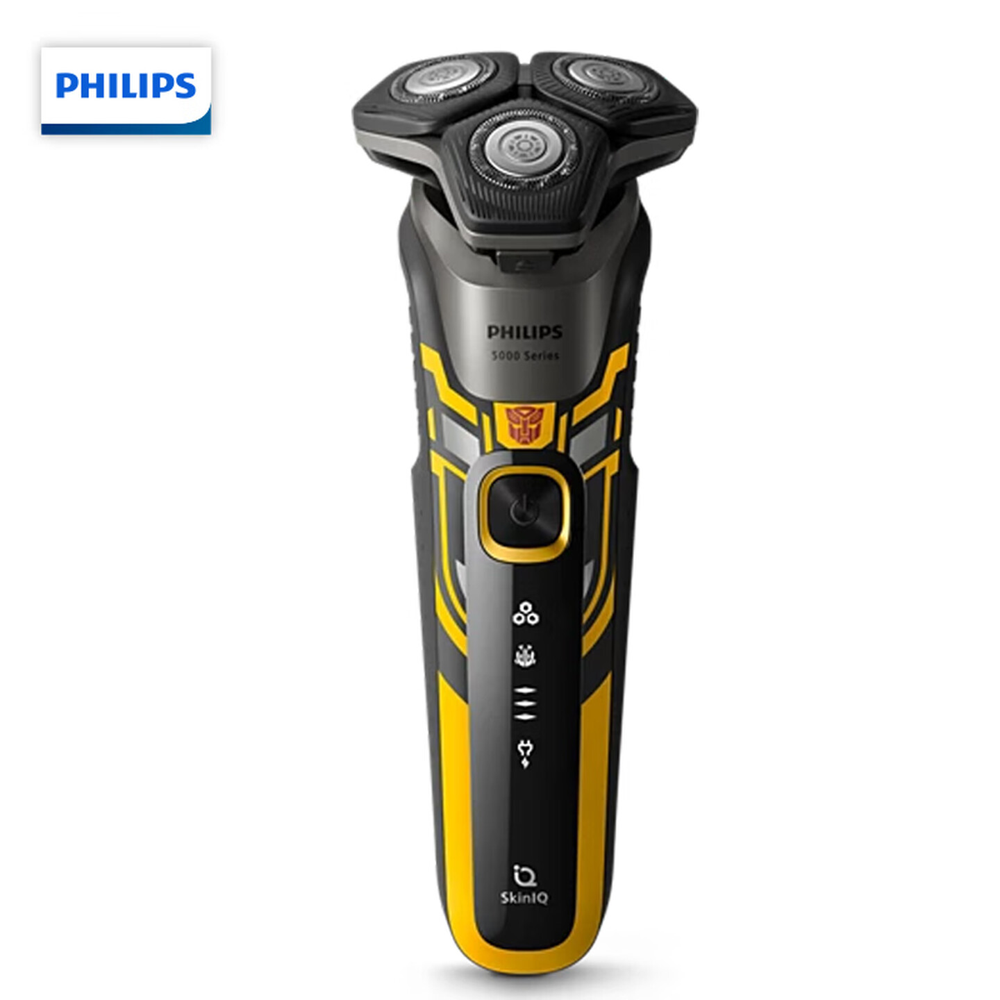 飞利浦(PHILIPS)电动剃须刀刮胡刀智能感应微米贴肤深层净剃送男友老公大黄蜂联名款[蜂巢5系] S5618/09高清大图