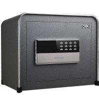 得力deli4056守护之盾电子密码保管箱 家用保险柜 小保险箱 高32cm